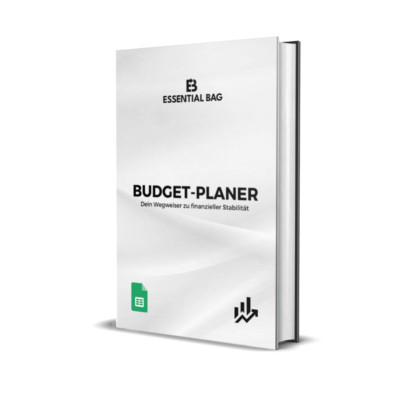 Design Letters Budgetbuch Schwarz - Haushaltsbuch Mit 12 Monatsbudgets Und Umschlägen