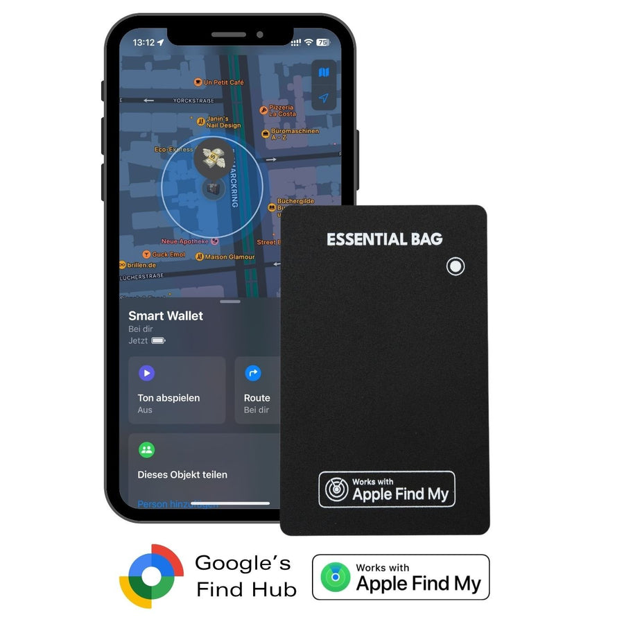 GPS Tracker Card for iOS & Android | Mini Wallet Tracker | without SIM ...