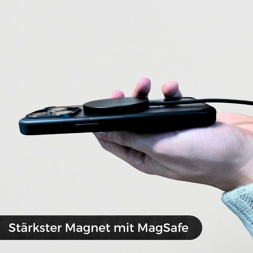 Starker MagSafe-Magnet für sicheren Halt beim Laden