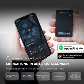 Einrichtung in unter 30 Sekunden per App