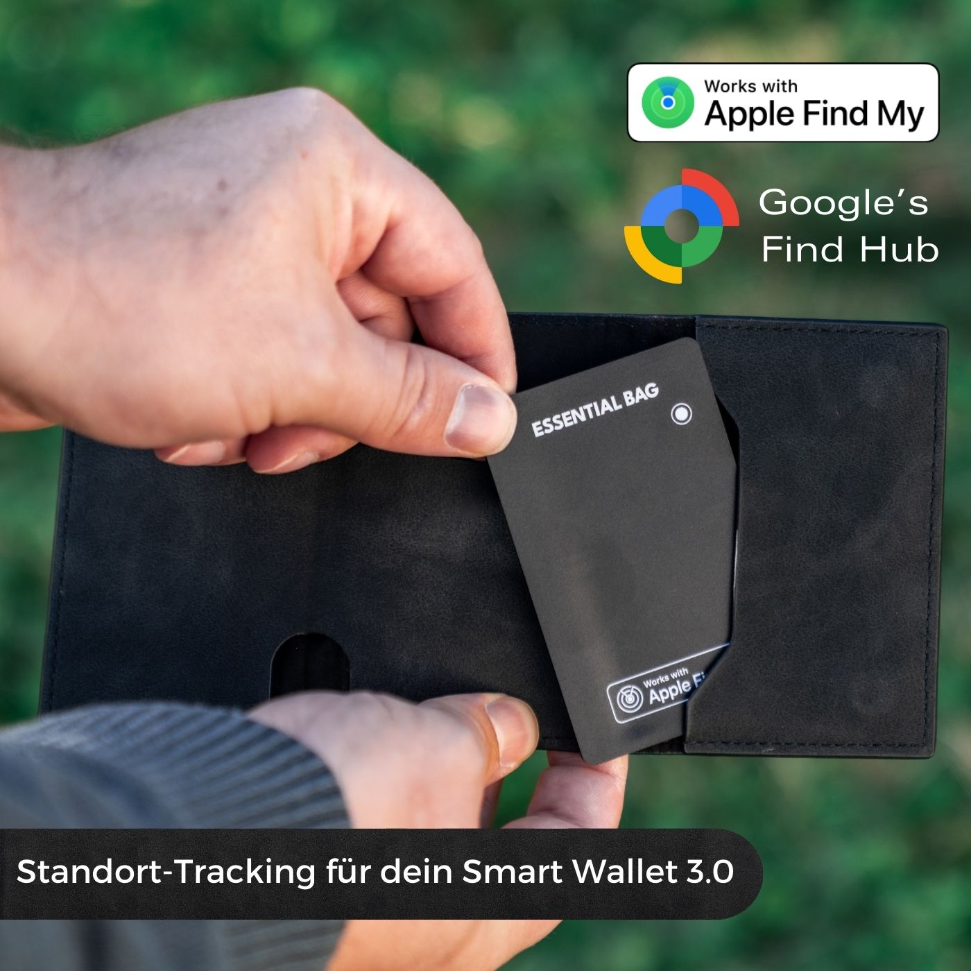 kondom im portemonnaie aufbewahren Essential Value Set | Portemonnaie, Schlüsseletui, AirTag Schlüsselanhänger, Ladekabel | Herren & Damen | vegan | RFID