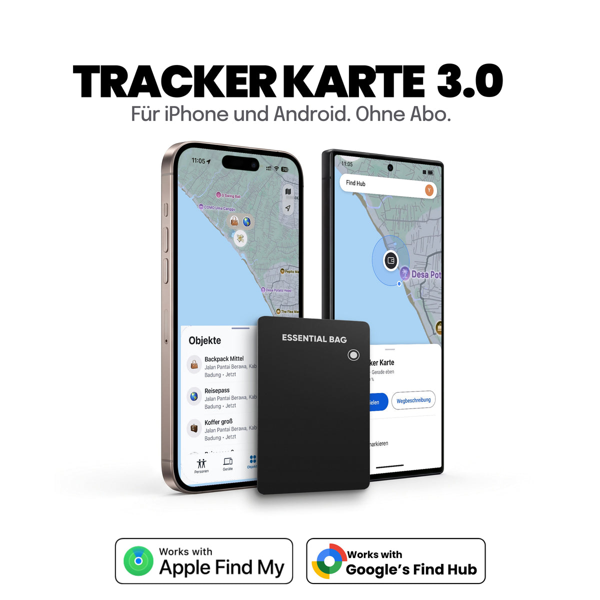 Tracker Karte 3.0  Apple & Android