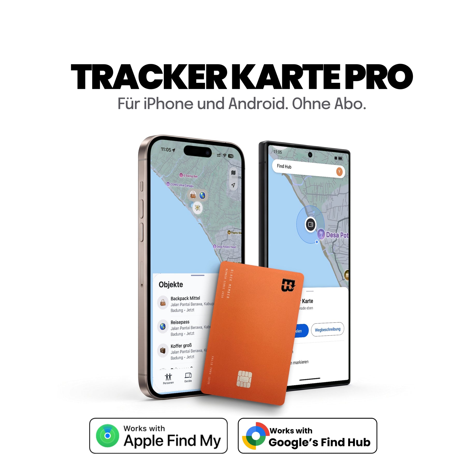 Tracker Card 3.0 Apple and Android