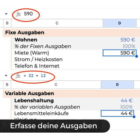 Digitaler Budget-Planer